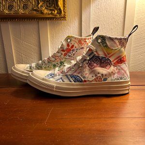 Converse | Chuck 70 Rainbow Patchwork High Tops Womens Size 8 NWOT